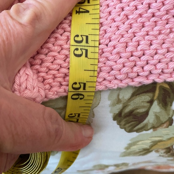 Soft Pink Knit Scarf - Picture 12 of 12